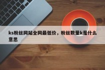 ks粉丝网站全网最低价,粉丝数量k是什么意思