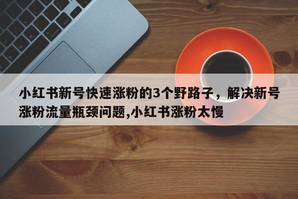 小红书新号快速涨粉的3个野路子,解决新号涨粉流量瓶颈问题