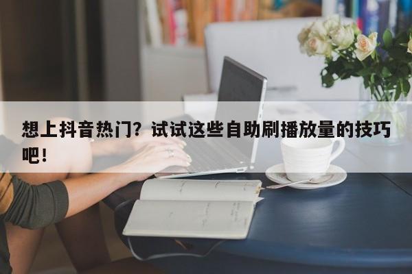 想上抖音热门?试试这些自助刷播放量的技巧吧!
